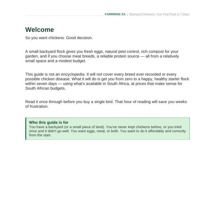 Poultry Farming Backyard Editon Handbook